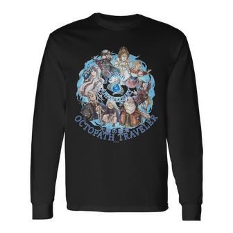 『オクトパストラベラー 大陸の覇者』55周年特製 長袖tシャツ 長袖Tシャツ - Kawaiitshirt