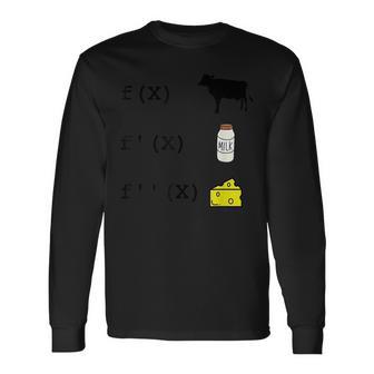 おもしろい 派生分析 数学 数学 先生 生徒 長袖Tシャツ - Kawaiitshirt