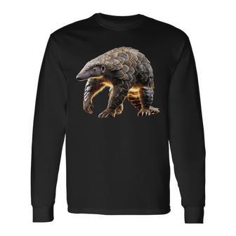 かわいいセンザンコウ ウロコアリクイ センザンコウ 長袖Tシャツ - Kawaiitshirt
