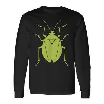 かわいい小さなミニマリスト昆虫シンプルなカメムシ 長袖Tシャツ - Kawaiitshirt