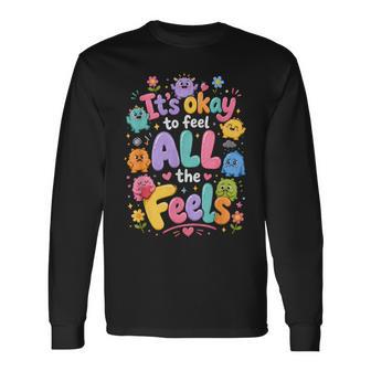 すべてが愛らしい感情的な認識を感じても大丈夫です 長袖Tシャツ - Kawaiitshirt