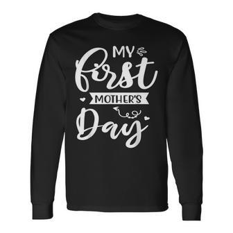 はじめての母の日 ママのために ハッピー・マザーズ・デイ 長袖Tシャツ - Kawaiitshirt