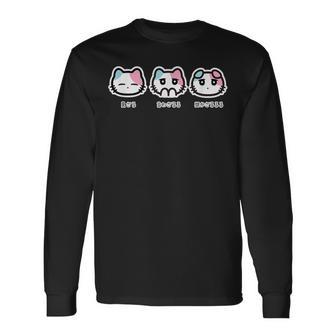 びーえするるる【Bsテレ東公式】見ざる 言わざるる 聞かざるるるtシャツ（ブラック） 長袖Tシャツ - Kawaiitshirt