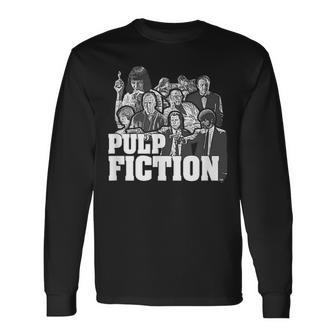 アイコニックムービーキャストグラフィック Papl2625 長袖Tシャツ - Kawaiitshirt