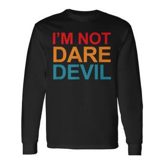 アイム・ノット・デアデビル・アパレル 長袖Tシャツ - Kawaiitshirt