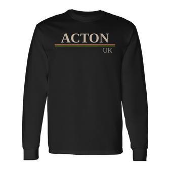 アクトン Uk 長袖Tシャツ - Kawaiitshirt