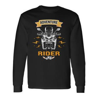 アドベンチャー ライダー オフロード バイカー Adv トラベル Crf エディション トリップ 長袖Tシャツ - Kawaiitshirt