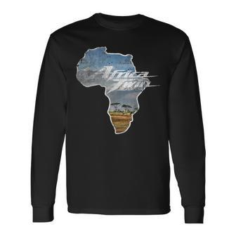 アフリカ ツーリング ツインバイク ナチュラル オフロードバイク 長袖Tシャツ - Kawaiitshirt