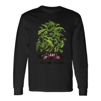 アメリカン・マローダー：ステイ・ア・Lrrp、ステイ・アライブ 長袖Tシャツ - Kawaiitshirt