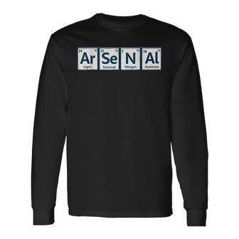 アーセナルar-Se-N-Al周期表要素 長袖Tシャツ - Kawaiitshirt