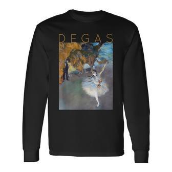 アーティストとバレリーナのためのステージ上のエドガー・ドガダンサー 長袖Tシャツ - Kawaiitshirt