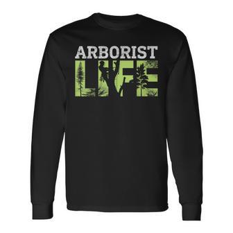 アーボリスト ライフツリー 外科医 長袖Tシャツ - Kawaiitshirt