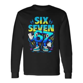 イタリアンブレインロットシックスセブン 6 7Ixeven 長袖Tシャツ - Kawaiitshirt