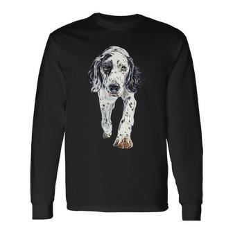 イングリッシュセッター 長袖tシャツ 長袖Tシャツ - Kawaiitshirt