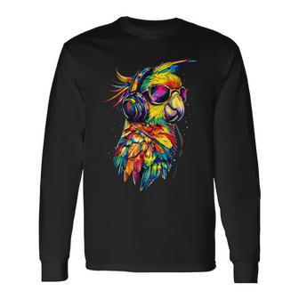 インコ コンゴウインコ オウム愛好家 甘いインコ 長袖Tシャツ - Kawaiitshirt