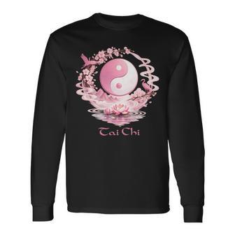 インストラクターと実践者のための太極拳tシャツ 長袖tシャツ 長袖Tシャツ - Kawaiitshirt