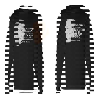 ウィリアム・バロウズ ビート詩人の名言 ビートジェネレーション 長袖Tシャツ - Kawaiitshirt