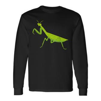 オオカマキリ_昆虫_蟷螂_かまきり 長袖Tシャツ - Kawaiitshirt