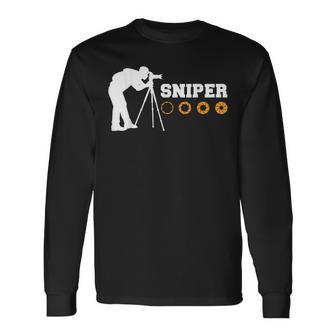 カメラ 撮影 写真 趣味 写真家 長袖Tシャツ - Kawaiitshirt