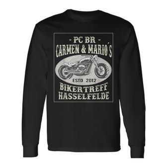カルメン&マリオのバイカートレフ・ハッセルフェルデ 長袖Tシャツ - Kawaiitshirt