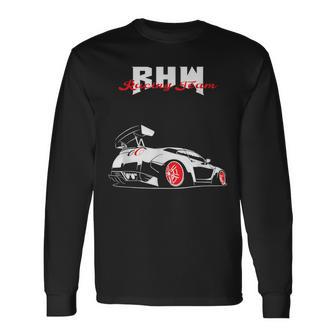 カーレース モーター愛好家 Gt R 35 ストリート Jdm ミームコイン 長袖Tシャツ - Kawaiitshirt