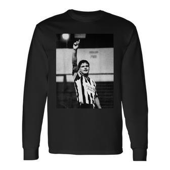 ガッツァ・ガスコイン・ウェーブ ニューカッスル・ユナイテッド ポーツマスフットボール 長袖Tシャツ - Kawaiitshirt