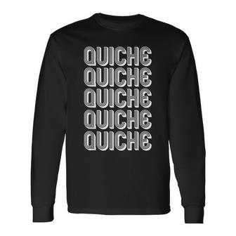 キッシュを食べる 長袖Tシャツ - Kawaiitshirt
