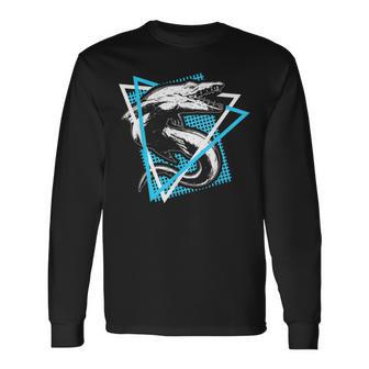 キッズ 先史時代モササウルス 長袖Tシャツ - Kawaiitshirt