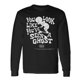 キャスパー映画グッズ You Look Like Ghost 長袖Tシャツ - Kawaiitshirt