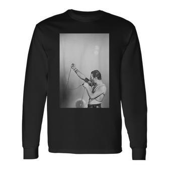 クイーン ザ ワークス ツアー フレディ マーキュリー ライブ 1984 長袖Tシャツ - Kawaiitshirt