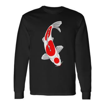 クハク 紅白鯉 長袖Tシャツ - Kawaiitshirt