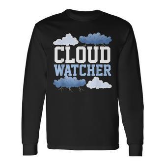 クラウドウォッチャー 予測 天気予報士 気象予報士 長袖Tシャツ - Kawaiitshirt