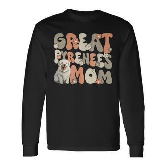 グレート ピレニーズ ドッグ グルービー 世界最高のグレート ピレニーズ ママ 長袖Tシャツ - Kawaiitshirt