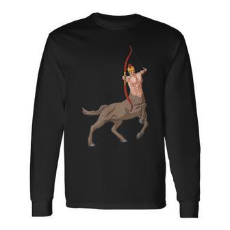 ケンタウロスモンスター神話ケンタウロスビースト 長袖Tシャツ - Kawaiitshirt