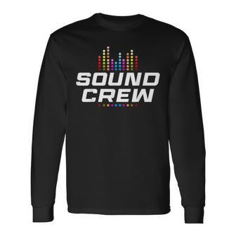 サウンドエンジニア コンサートスタッフ サウンドクルー 長袖Tシャツ - Kawaiitshirt