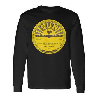サンレコードビニールジェリー・リー・ルイスホール・ロット・オブ・シェイキン 長袖Tシャツ - Kawaiitshirt