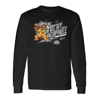 ザ・スーパーマリオギャラクシー・ムービー Boss Battle 長袖Tシャツ - Kawaiitshirt