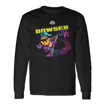 ザ・スーパーマリオギャラクシー・ムービー Wonder Bowser Jr 長袖Tシャツ - Kawaiitshirt
