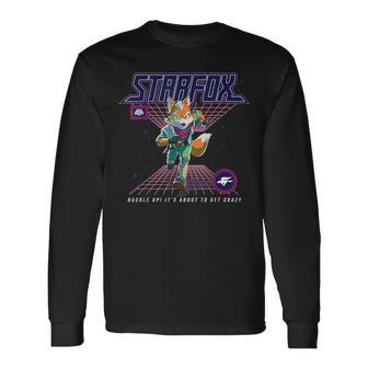 ザ・スーパーマリオギャラクシー・ムービーtarfox About To Get Crazy 長袖Tシャツ - Kawaiitshirt