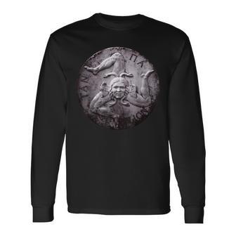 シチリア・トリナクリア イタリア シチリアプライドフラッグ トリナクリア 長袖Tシャツ - Kawaiitshirt