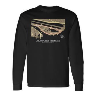 ジル・ヴィルヌーヴ・サーキット・コレクション 長袖Tシャツ - Kawaiitshirt