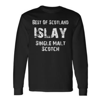 スコッチウイスキー アンティーク調 シングルモルト スコッチ 長袖Tシャツ - Kawaiitshirt