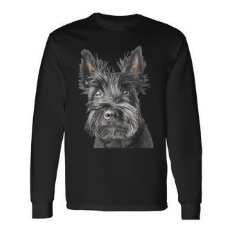 スコティッシュテリア 長袖tシャツ 長袖Tシャツ - Kawaiitshirt