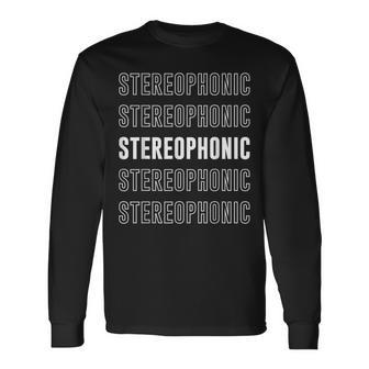 ステレオフォニック 長袖Tシャツ - Kawaiitshirt