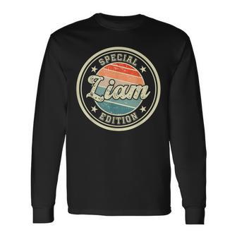 スペシャルエディション リアムの面白いことわざ ファーストネーム リアム 長袖Tシャツ - Kawaiitshirt