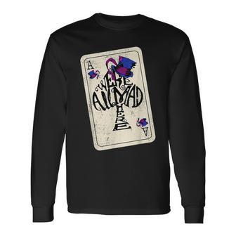 スペードのエース 不思議の国のアリス マッドハット&スペード 長袖Tシャツ - Kawaiitshirt