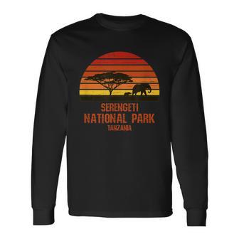 セレンゲティ国立公園 タンザニア 長袖Tシャツ - Kawaiitshirt
