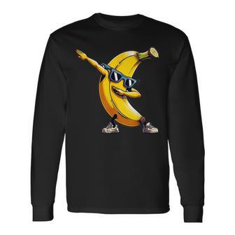 ダビングイエローバナナ 長袖Tシャツ - Kawaiitshirt