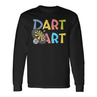 ダーツアート ダーツプレーヤー ダーツスポーツ ダーツボード ダーツ 長袖Tシャツ - Kawaiitshirt