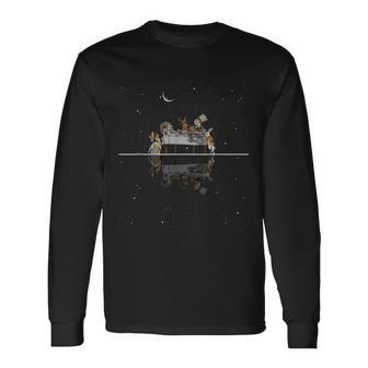 ティーパーティー 星月夜 不思議の国のアリス 長袖Tシャツ - Kawaiitshirt